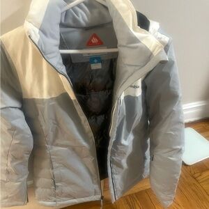 Columbia Omni-Heat Jacket in Gray and White